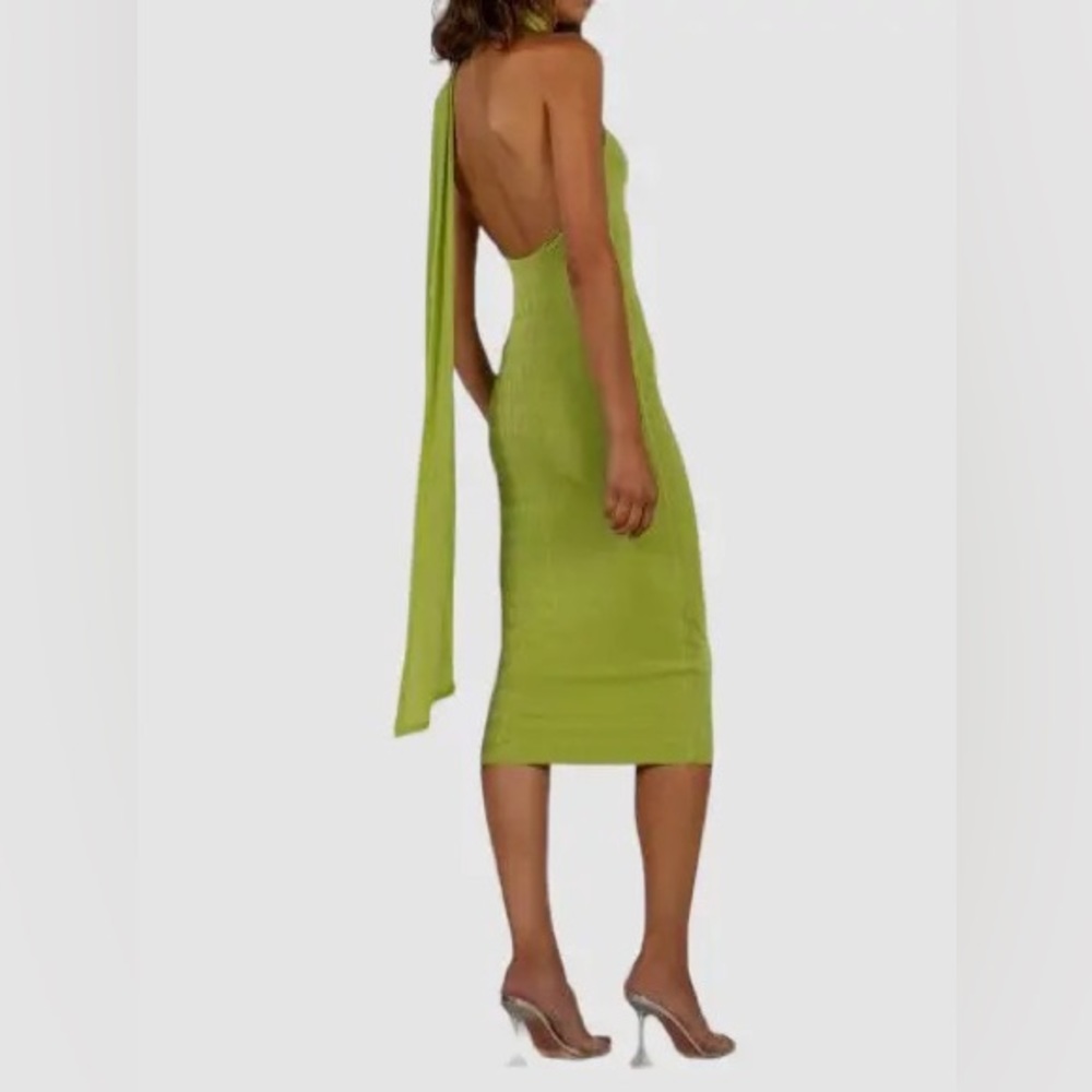 NWT MISHA Nicollette Dress in Lime Daiquiri